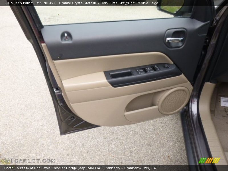 Granite Crystal Metallic / Dark Slate Gray/Light Pebble Beige 2015 Jeep Patriot Latitude 4x4