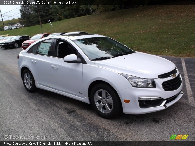 Summit White / Jet Black 2015 Chevrolet Cruze LT