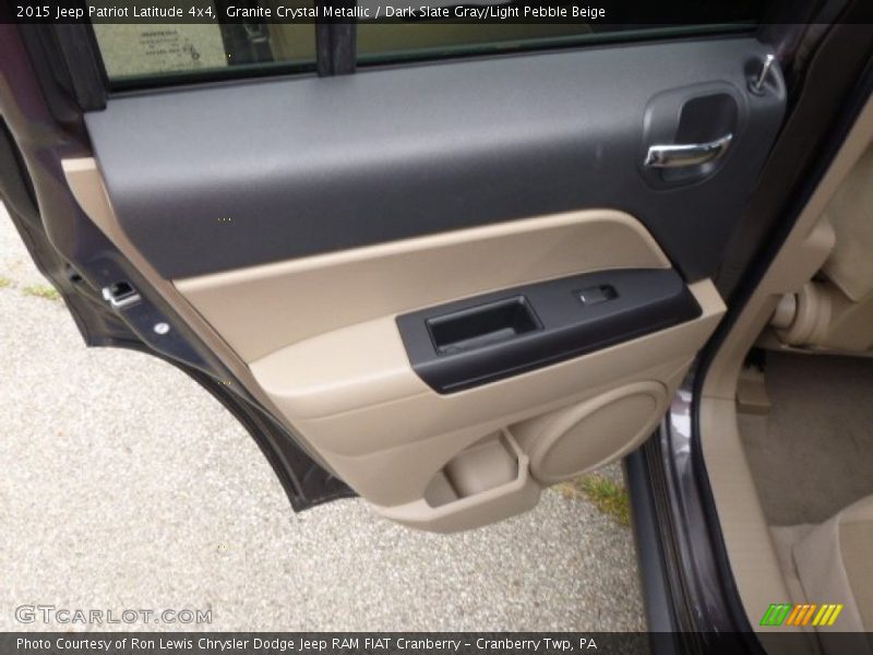 Granite Crystal Metallic / Dark Slate Gray/Light Pebble Beige 2015 Jeep Patriot Latitude 4x4
