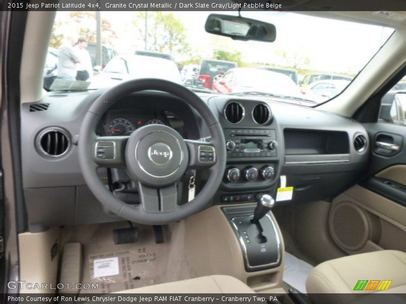Granite Crystal Metallic / Dark Slate Gray/Light Pebble Beige 2015 Jeep Patriot Latitude 4x4