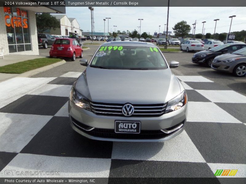 Tungsten Silver Metallic / Cornsilk Beige 2014 Volkswagen Passat 1.8T SE