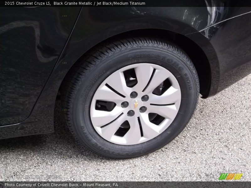 Black Granite Metallic / Jet Black/Medium Titanium 2015 Chevrolet Cruze LS