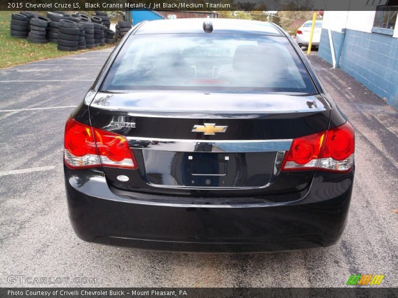 Black Granite Metallic / Jet Black/Medium Titanium 2015 Chevrolet Cruze LS
