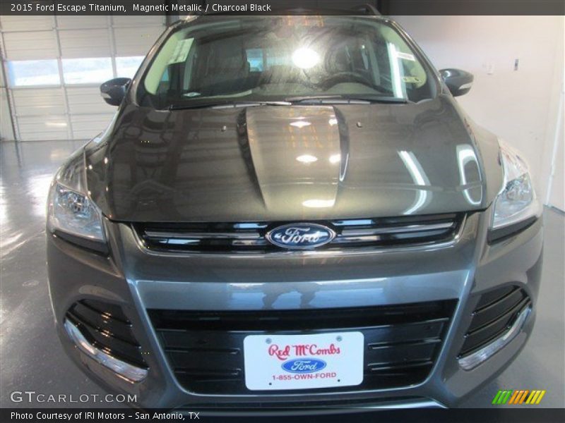 Magnetic Metallic / Charcoal Black 2015 Ford Escape Titanium