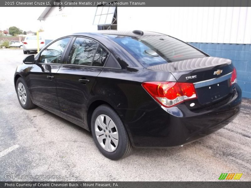Black Granite Metallic / Jet Black/Medium Titanium 2015 Chevrolet Cruze LS