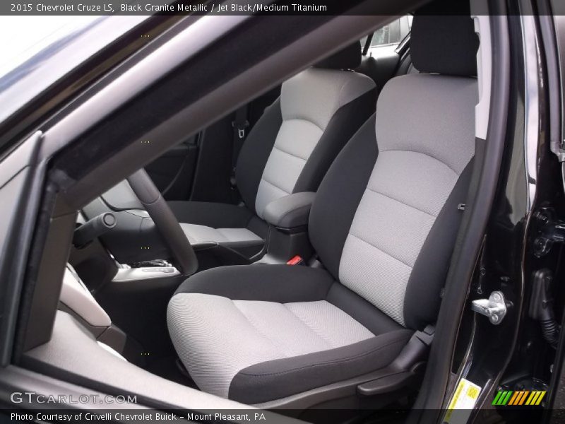Black Granite Metallic / Jet Black/Medium Titanium 2015 Chevrolet Cruze LS