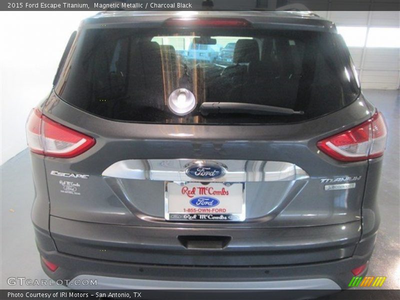 Magnetic Metallic / Charcoal Black 2015 Ford Escape Titanium