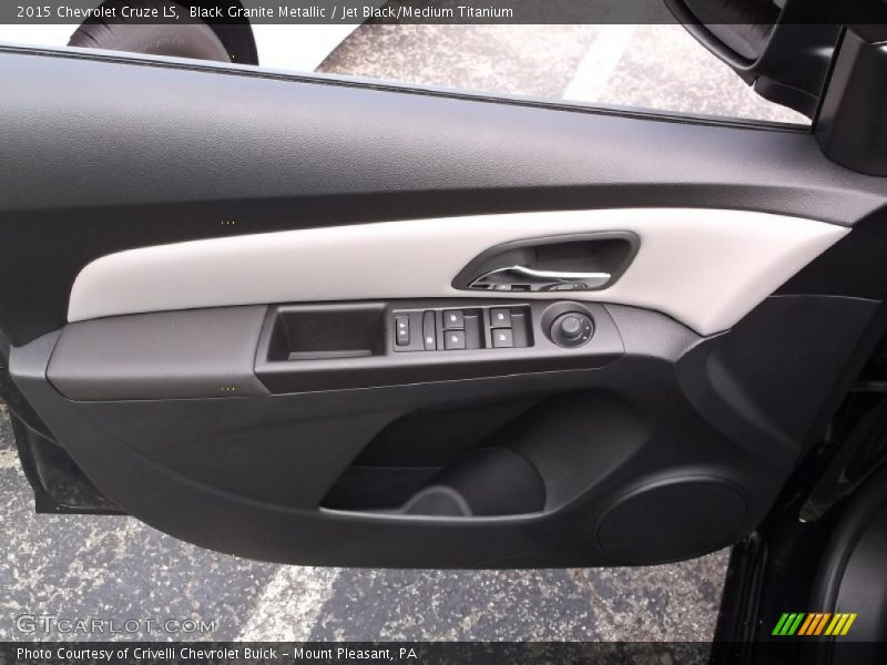 Black Granite Metallic / Jet Black/Medium Titanium 2015 Chevrolet Cruze LS