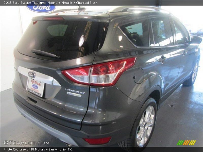 Magnetic Metallic / Charcoal Black 2015 Ford Escape Titanium