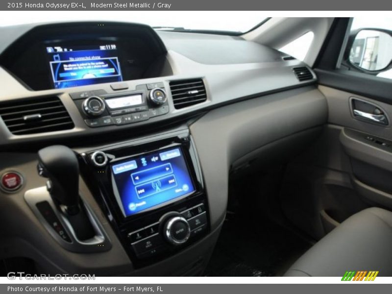 Modern Steel Metallic / Gray 2015 Honda Odyssey EX-L