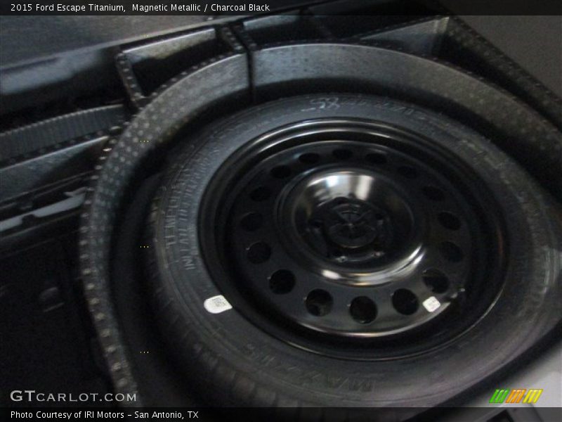Magnetic Metallic / Charcoal Black 2015 Ford Escape Titanium