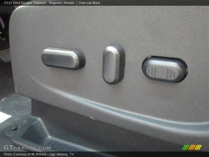 Magnetic Metallic / Charcoal Black 2015 Ford Escape Titanium