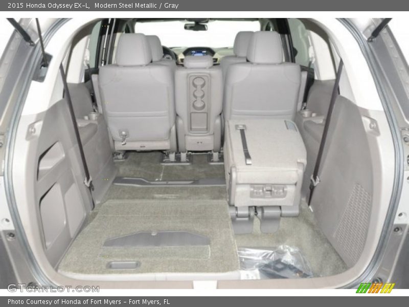 Modern Steel Metallic / Gray 2015 Honda Odyssey EX-L