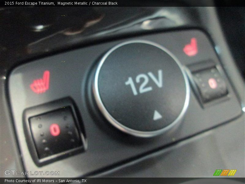 Magnetic Metallic / Charcoal Black 2015 Ford Escape Titanium