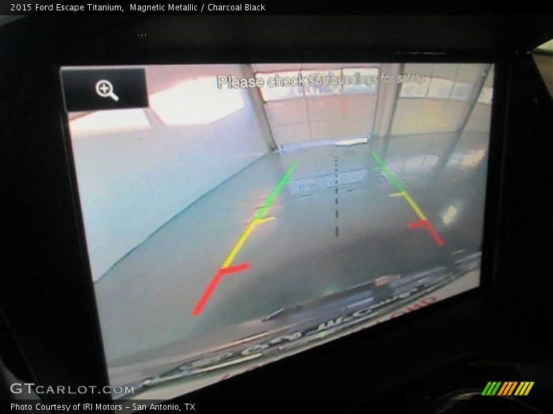 Magnetic Metallic / Charcoal Black 2015 Ford Escape Titanium