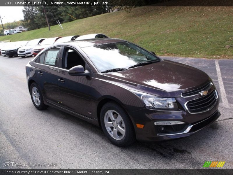 Autumn Bronze Metallic / Jet Black 2015 Chevrolet Cruze LT