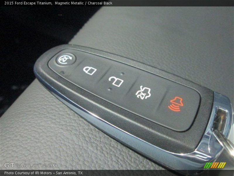 Magnetic Metallic / Charcoal Black 2015 Ford Escape Titanium