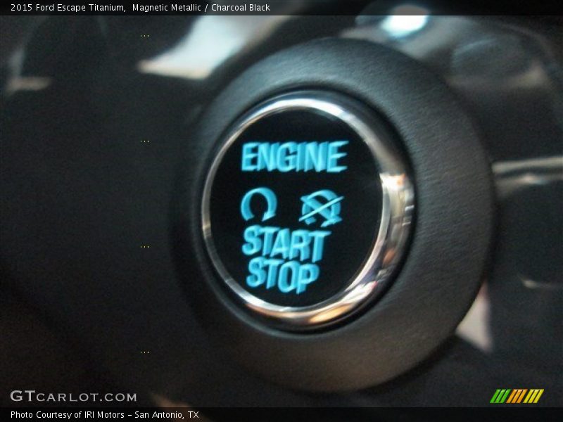 Magnetic Metallic / Charcoal Black 2015 Ford Escape Titanium