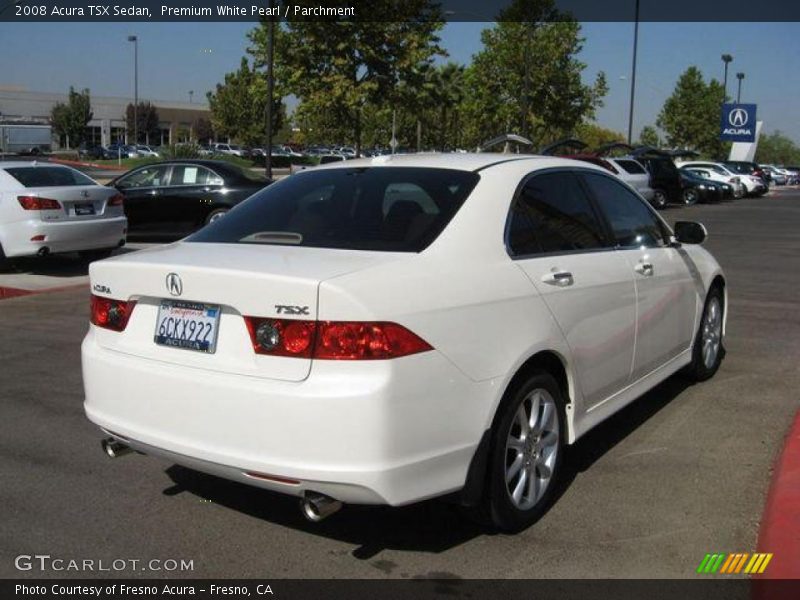 Premium White Pearl / Parchment 2008 Acura TSX Sedan