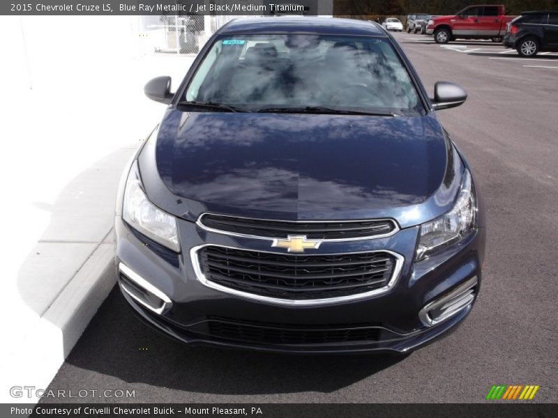 Blue Ray Metallic / Jet Black/Medium Titanium 2015 Chevrolet Cruze LS
