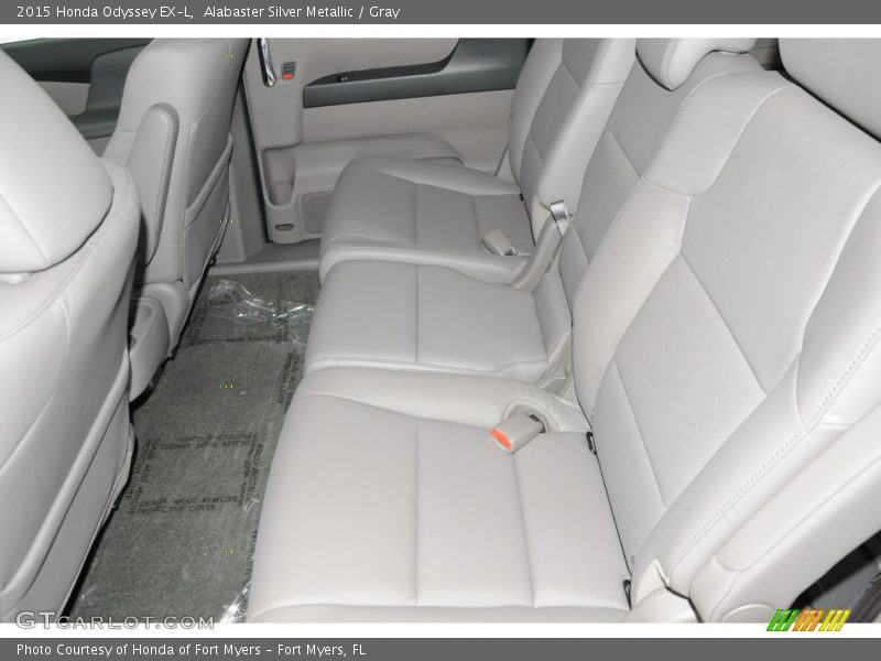 Alabaster Silver Metallic / Gray 2015 Honda Odyssey EX-L