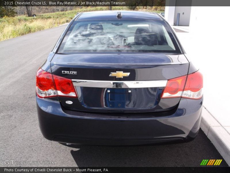 Blue Ray Metallic / Jet Black/Medium Titanium 2015 Chevrolet Cruze LS