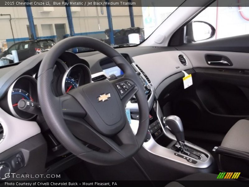 Blue Ray Metallic / Jet Black/Medium Titanium 2015 Chevrolet Cruze LS