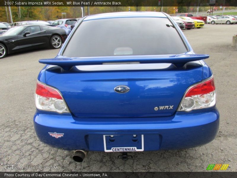 WR Blue Pearl / Anthracite Black 2007 Subaru Impreza WRX Sedan