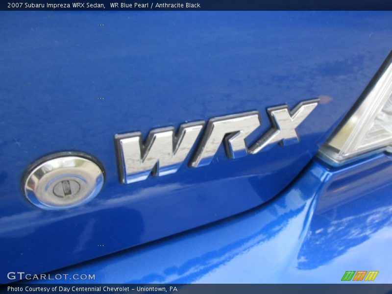 WR Blue Pearl / Anthracite Black 2007 Subaru Impreza WRX Sedan