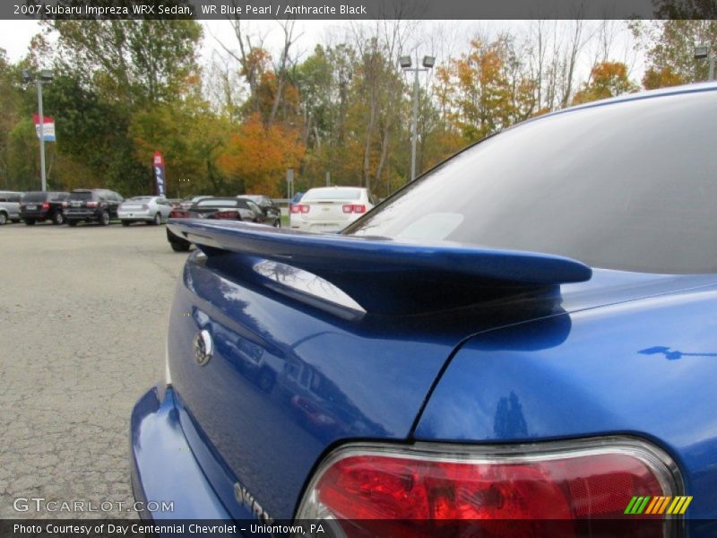 WR Blue Pearl / Anthracite Black 2007 Subaru Impreza WRX Sedan