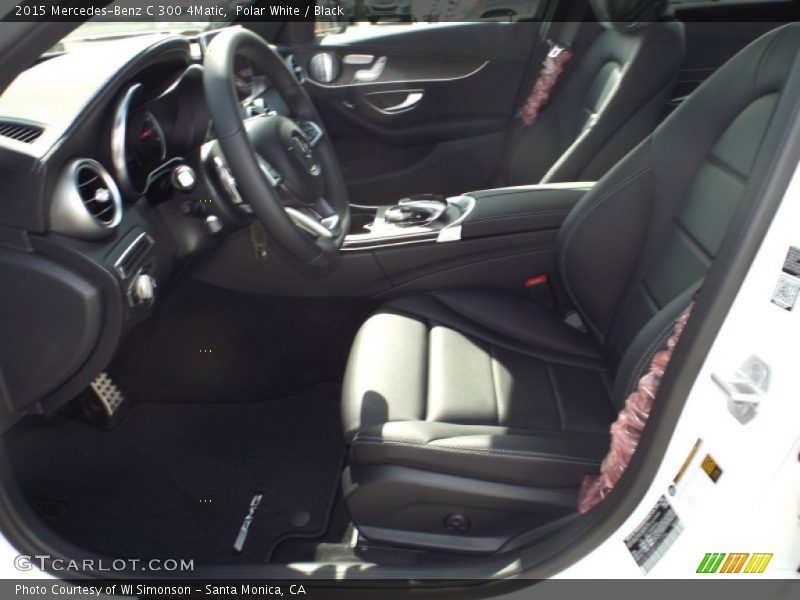 Polar White / Black 2015 Mercedes-Benz C 300 4Matic