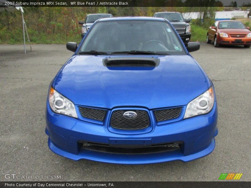 WR Blue Pearl / Anthracite Black 2007 Subaru Impreza WRX Sedan