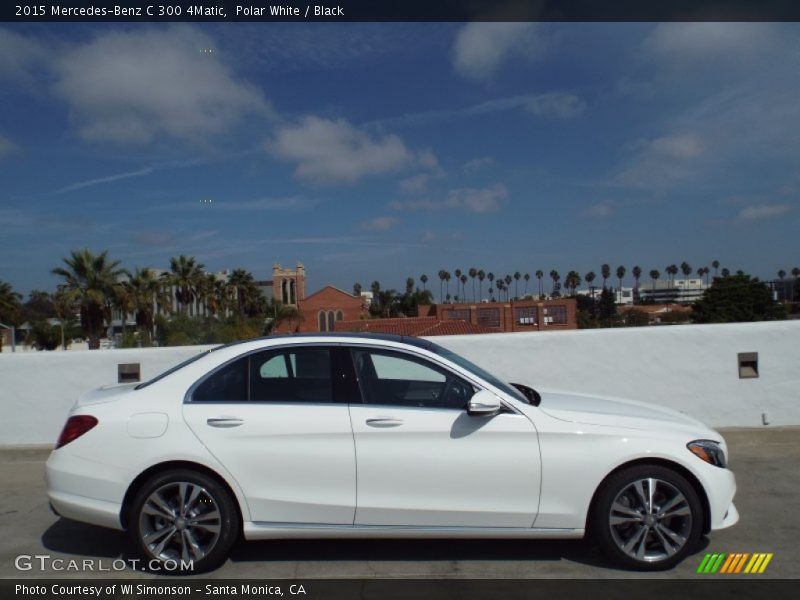 Polar White / Black 2015 Mercedes-Benz C 300 4Matic