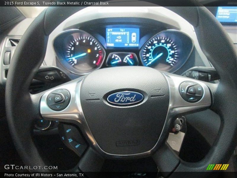 Tuxedo Black Metallic / Charcoal Black 2015 Ford Escape S