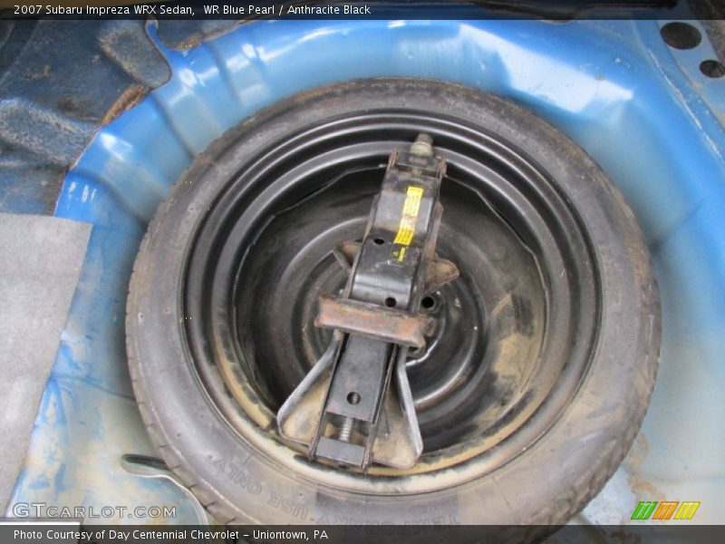 WR Blue Pearl / Anthracite Black 2007 Subaru Impreza WRX Sedan