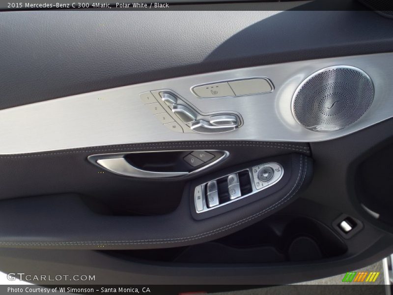 Polar White / Black 2015 Mercedes-Benz C 300 4Matic