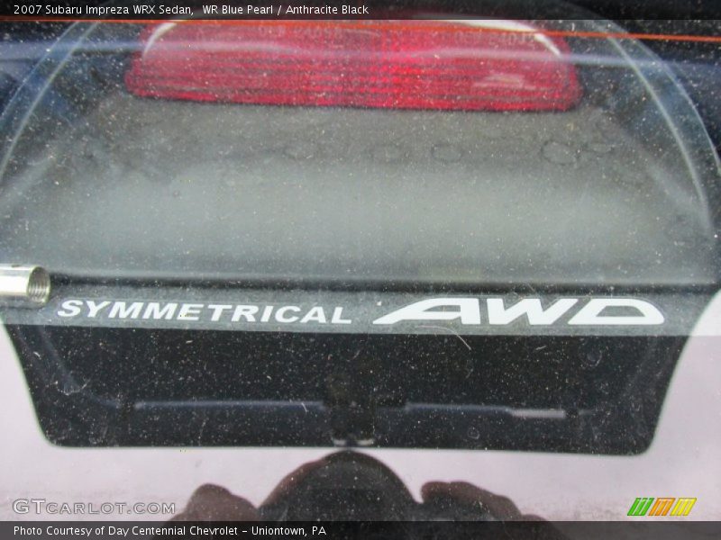 WR Blue Pearl / Anthracite Black 2007 Subaru Impreza WRX Sedan