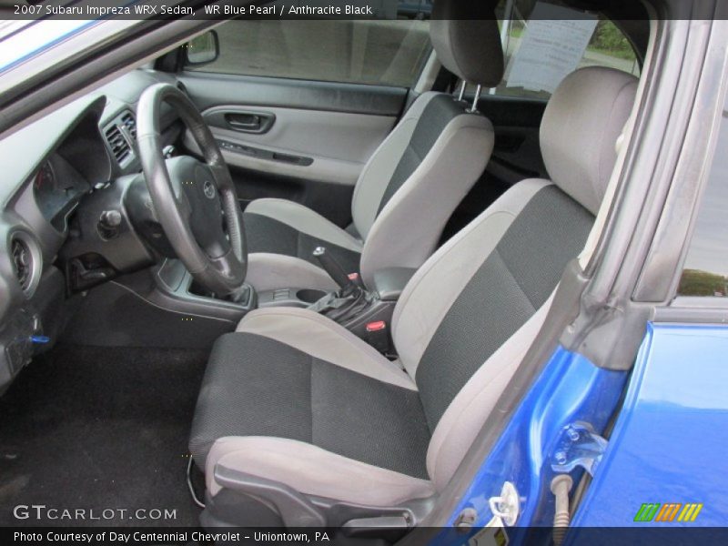 WR Blue Pearl / Anthracite Black 2007 Subaru Impreza WRX Sedan