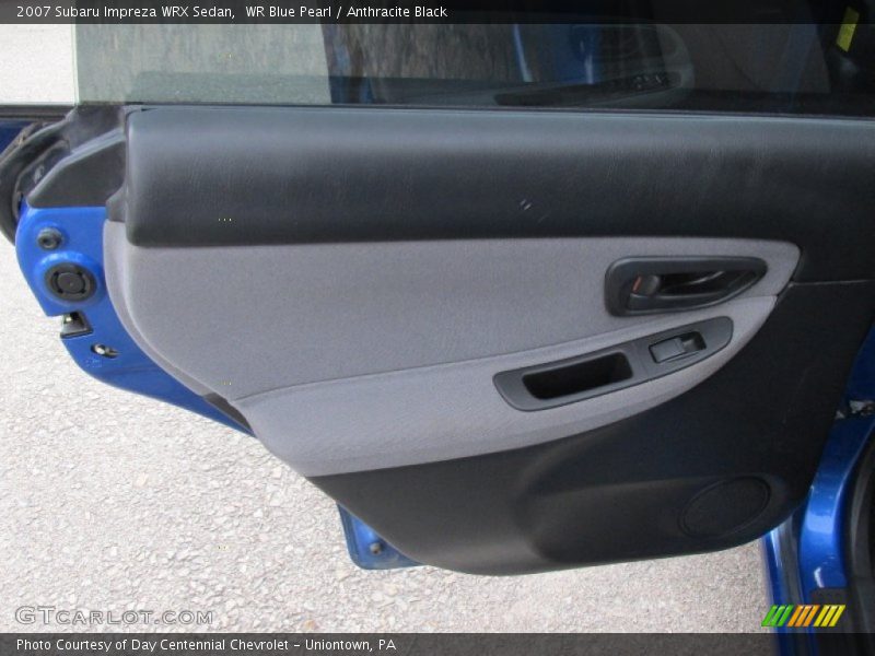 WR Blue Pearl / Anthracite Black 2007 Subaru Impreza WRX Sedan