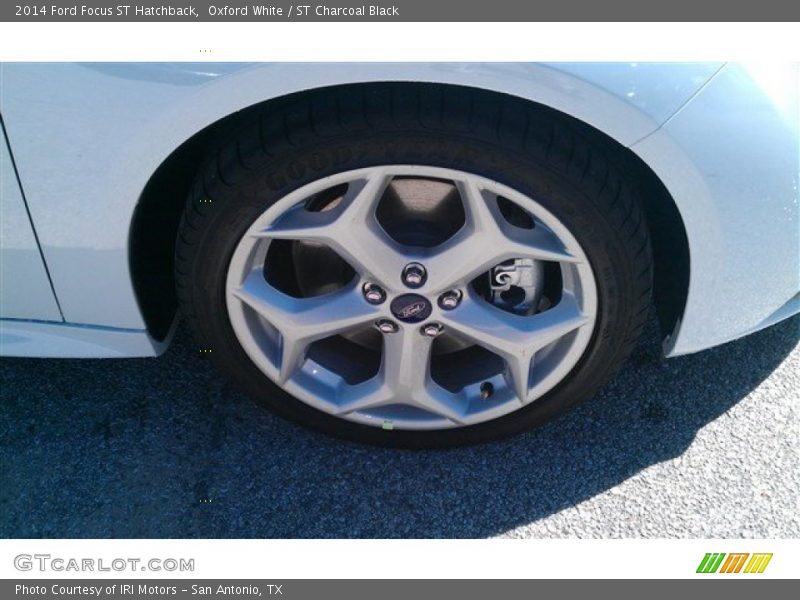 Oxford White / ST Charcoal Black 2014 Ford Focus ST Hatchback