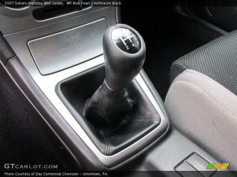 WR Blue Pearl / Anthracite Black 2007 Subaru Impreza WRX Sedan