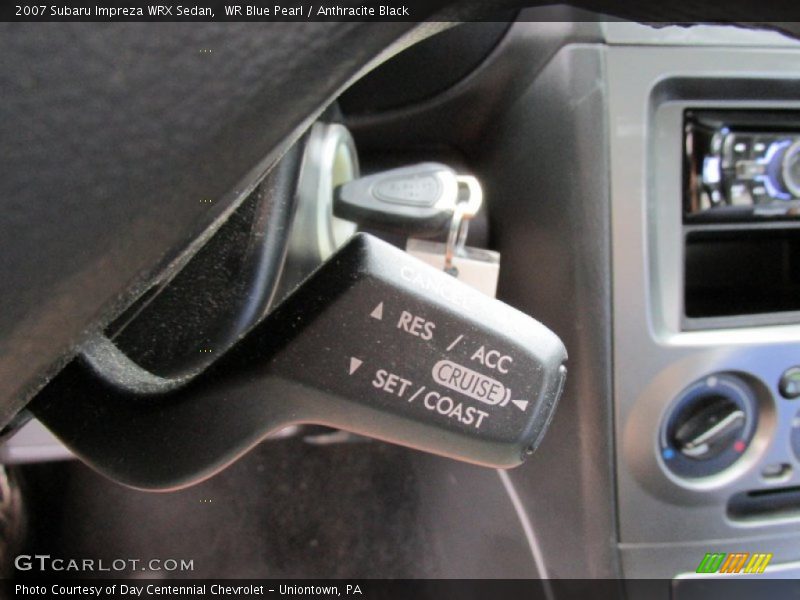 WR Blue Pearl / Anthracite Black 2007 Subaru Impreza WRX Sedan