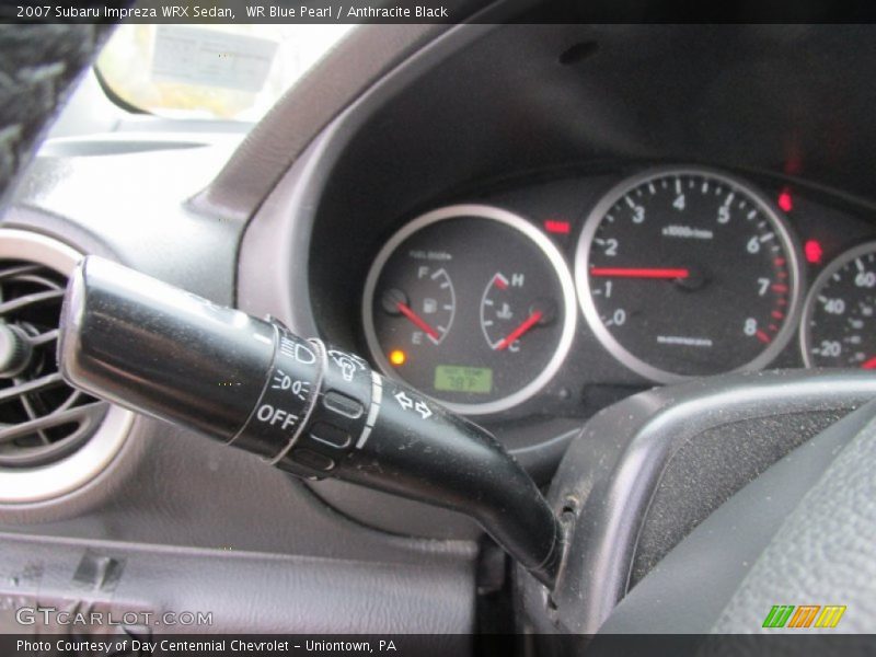 WR Blue Pearl / Anthracite Black 2007 Subaru Impreza WRX Sedan