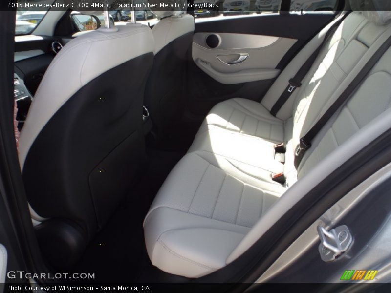Paladium Silver Metallic / Grey/Black 2015 Mercedes-Benz C 300 4Matic
