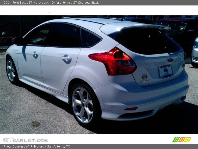 Oxford White / ST Charcoal Black 2014 Ford Focus ST Hatchback
