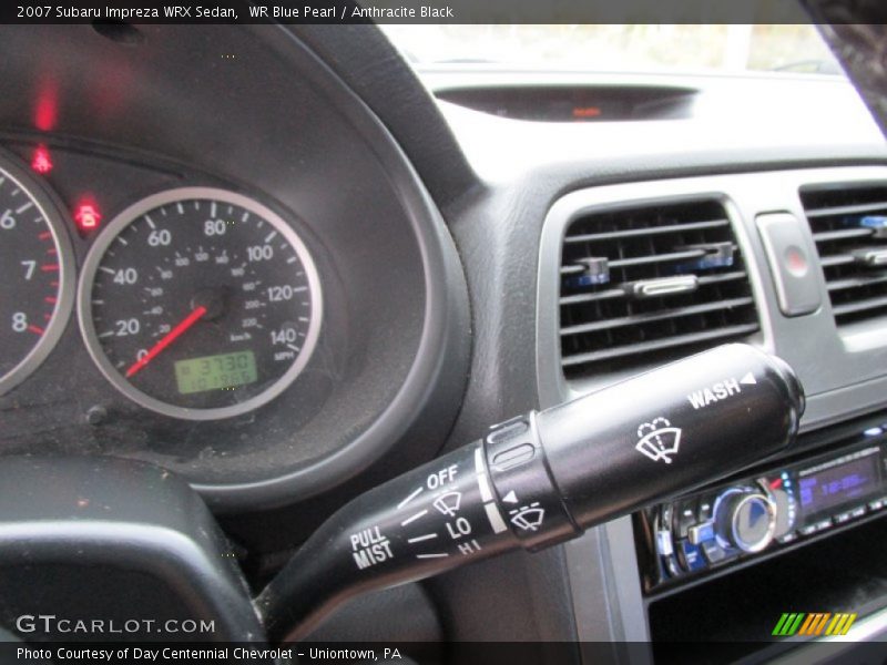 WR Blue Pearl / Anthracite Black 2007 Subaru Impreza WRX Sedan