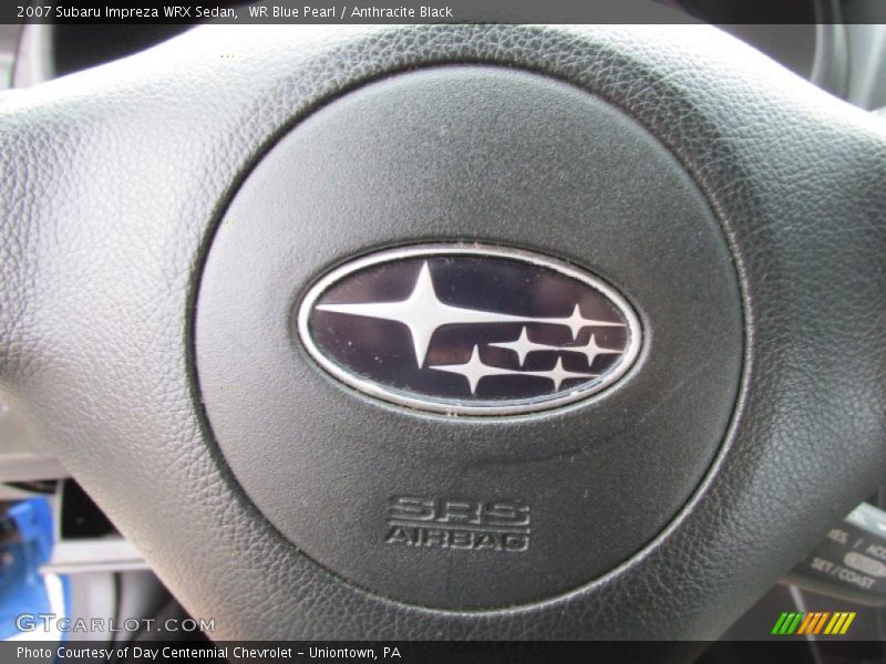 WR Blue Pearl / Anthracite Black 2007 Subaru Impreza WRX Sedan