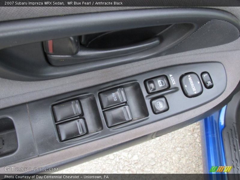 WR Blue Pearl / Anthracite Black 2007 Subaru Impreza WRX Sedan