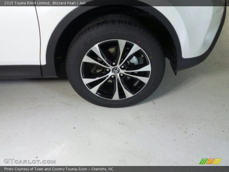 Blizzard Pearl / Ash 2015 Toyota RAV4 Limited