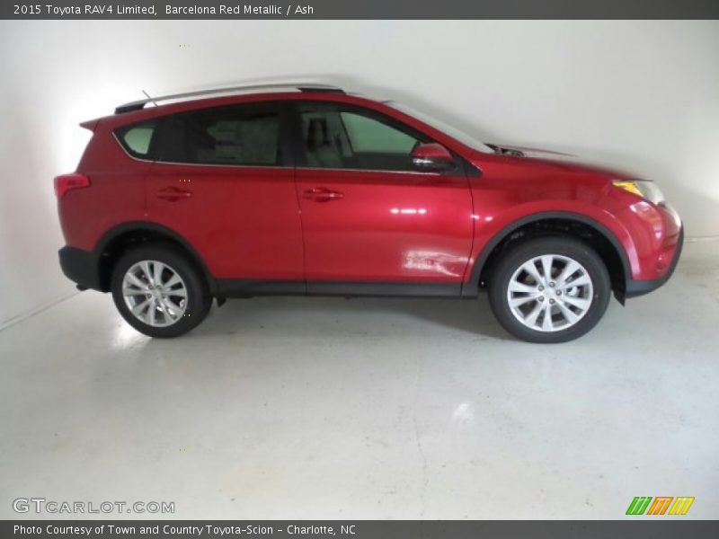 Barcelona Red Metallic / Ash 2015 Toyota RAV4 Limited